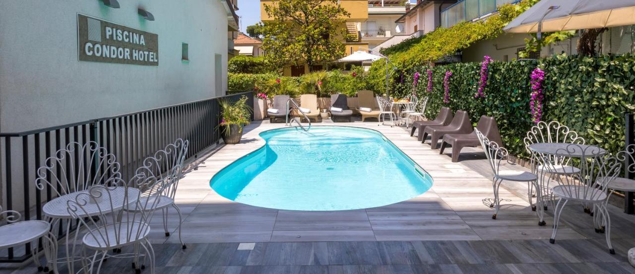 Hotel Condor-New 2024-Con Piscina Риччоне Экстерьер фото